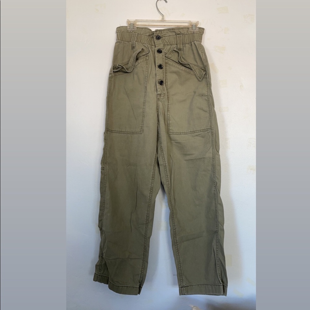 BDG ultra high rise green utility pants
